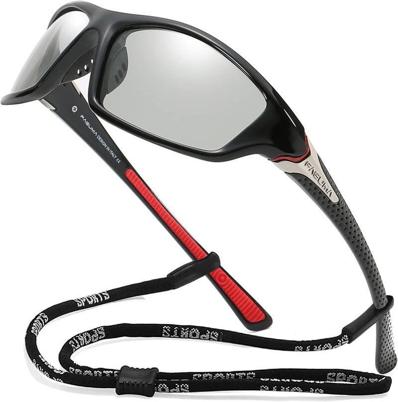 FAGUMA Sports Polarized Sunglasses For Men Cycling Driving Fishing UV400 Protection - Image 1